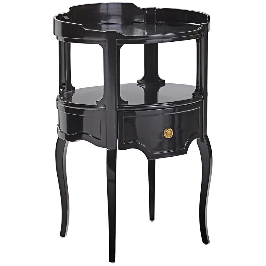 Adoree French 1920s-Style Occasional Side Table: Each