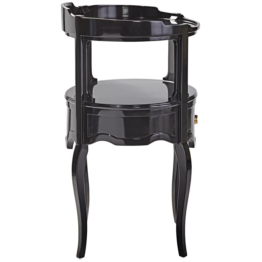 Adoree French 1920s-Style Occasional Side Table: Each