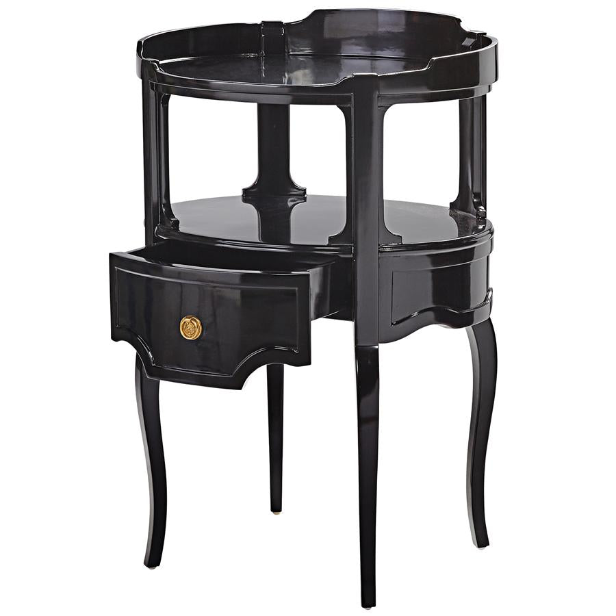 Adoree French 1920s-Style Occasional Side Table: Each