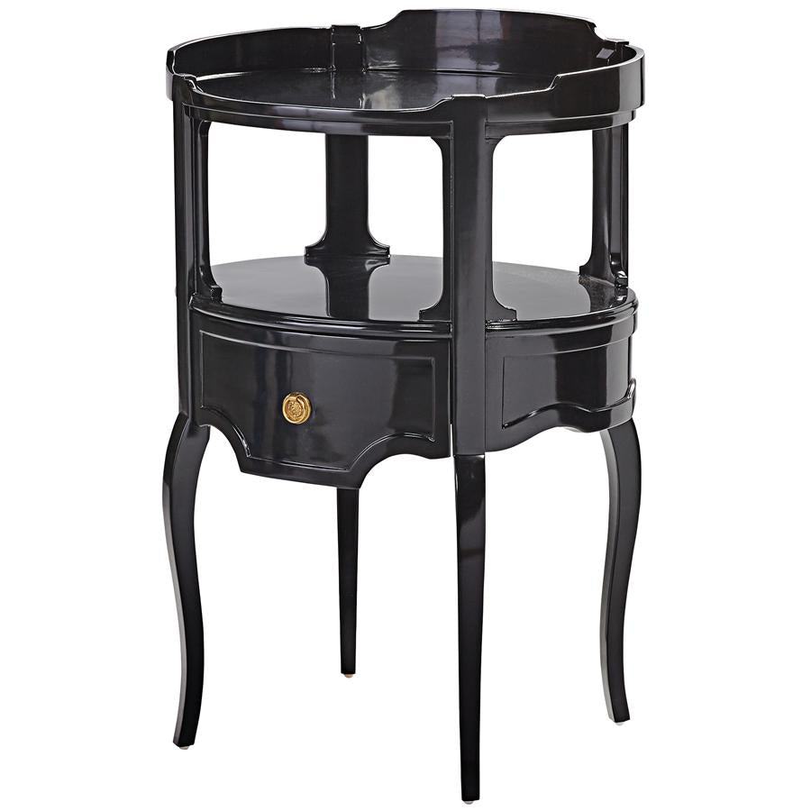 Adoree French 1920s-Style Occasional Side Table: Each