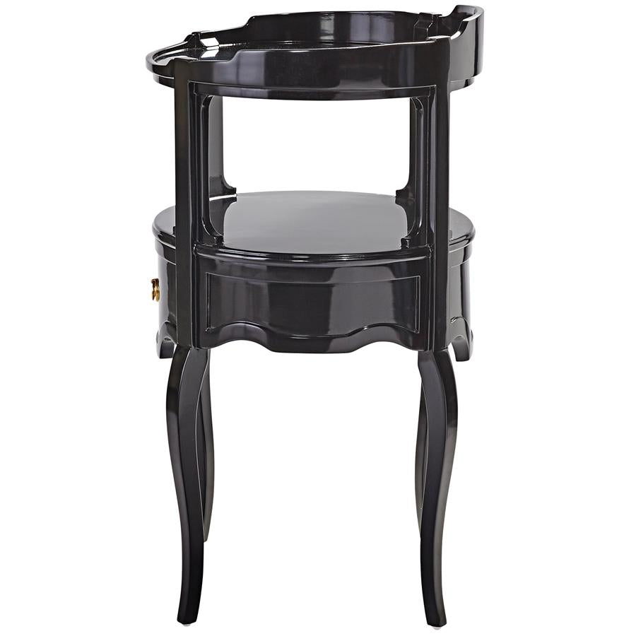 Adoree French 1920s-Style Occasional Side Table: Each