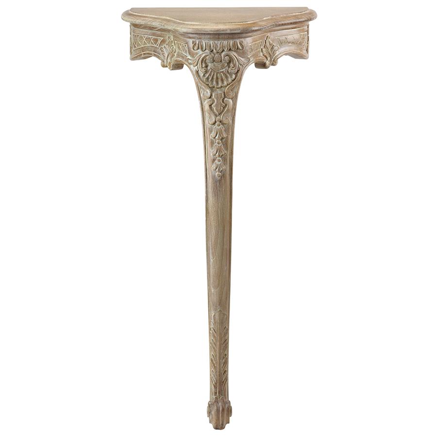 Petite Louis XV Style Wall Mount Console Table