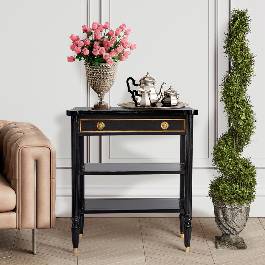 Montmartre Ebonized French Console Table