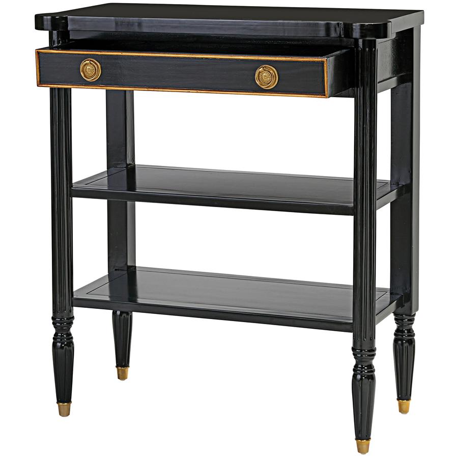 Montmartre Ebonized French Console Table