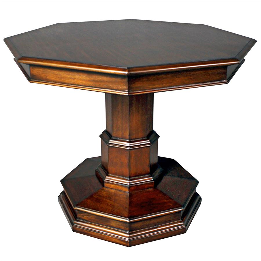 English Country House Octagonal Center Table