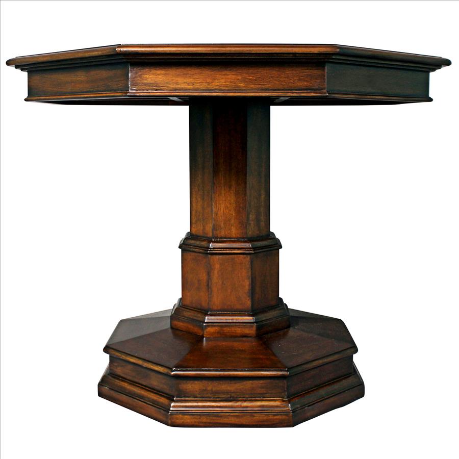 English Country House Octagonal Center Table