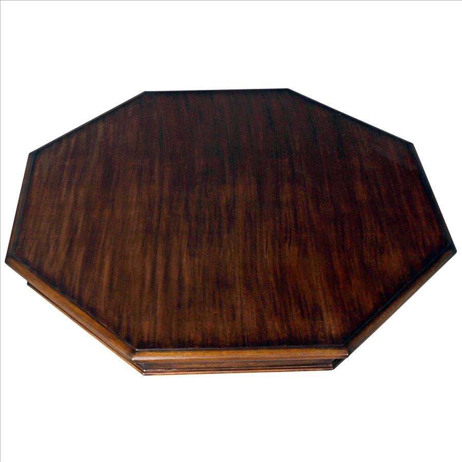 English Country House Octagonal Center Table