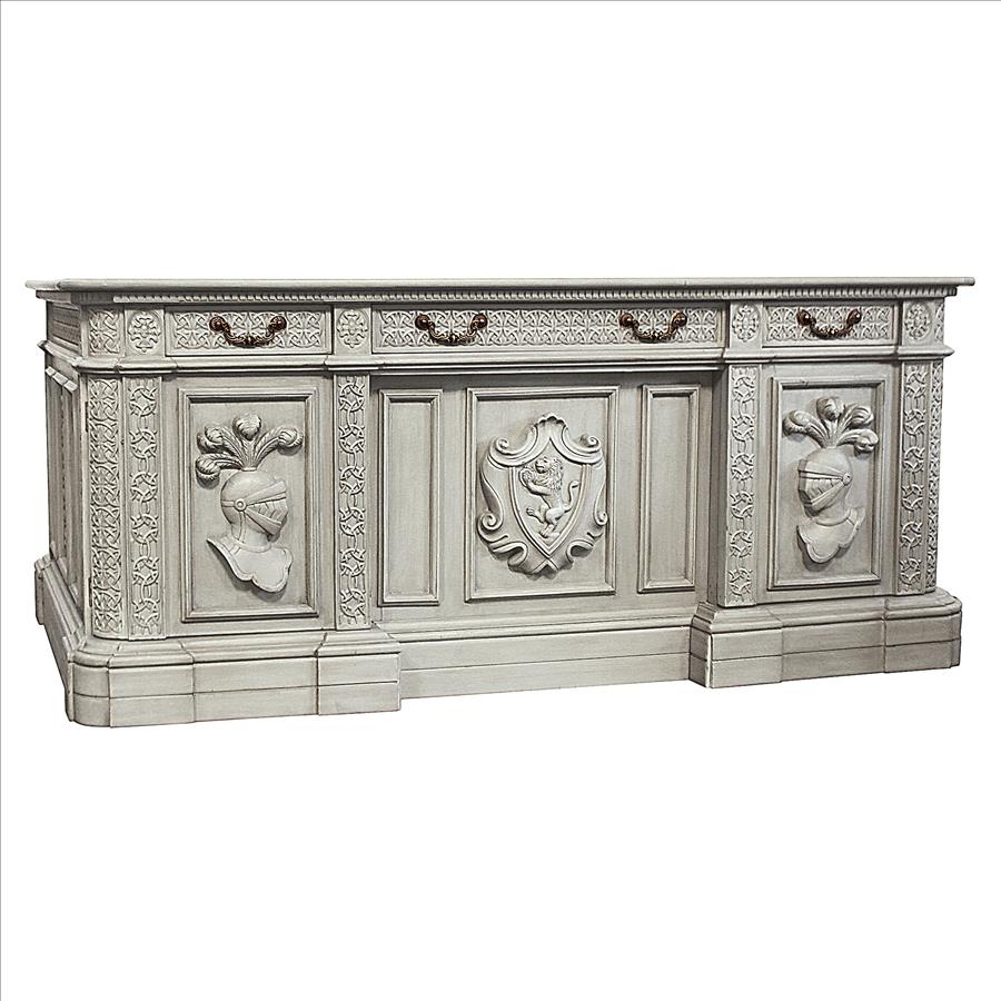 Royal Prince Lion Crest Knights Helm Executive Desk