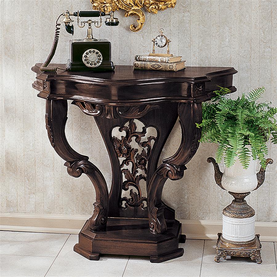 The Val de Loire Console Table: Brown