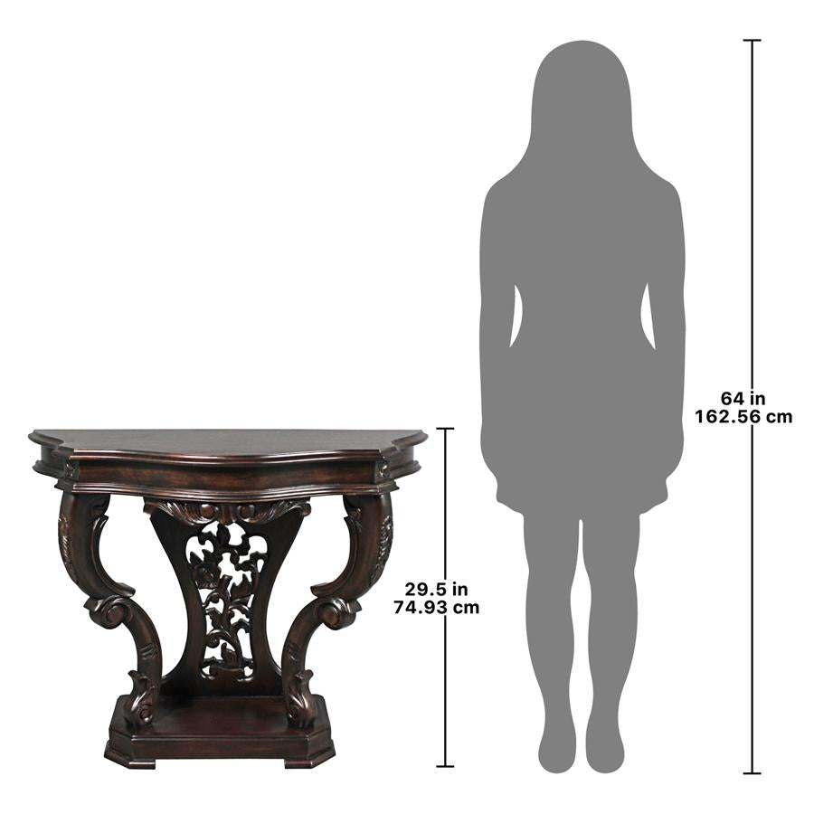 The Val de Loire Console Table: Brown