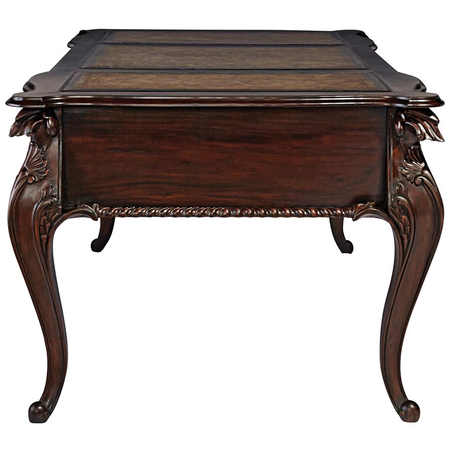 Clemenceau Partners Mahogany Writing Desk