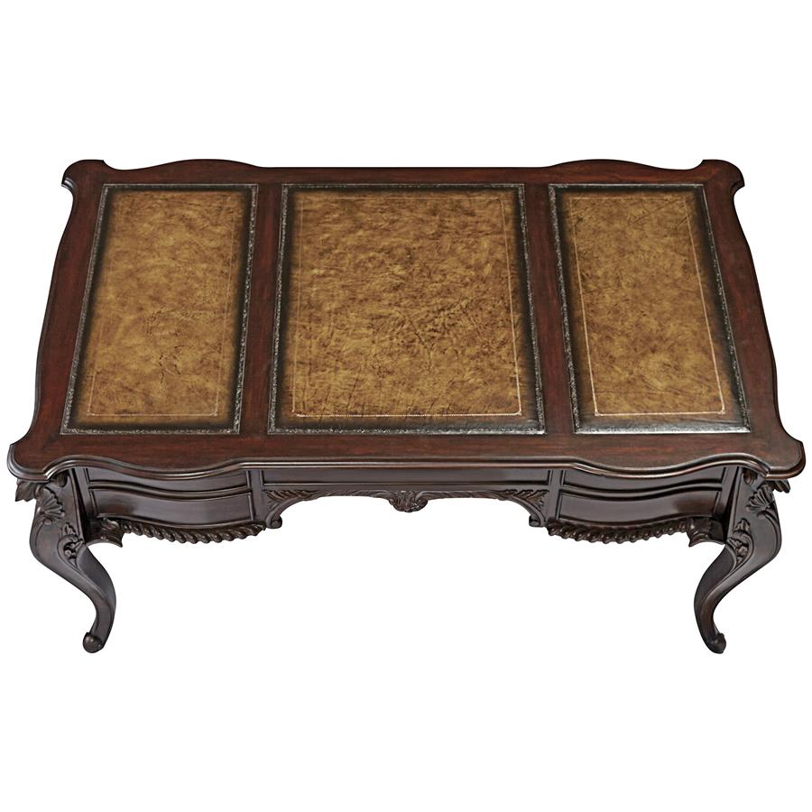 Clemenceau Partners Mahogany Writing Desk