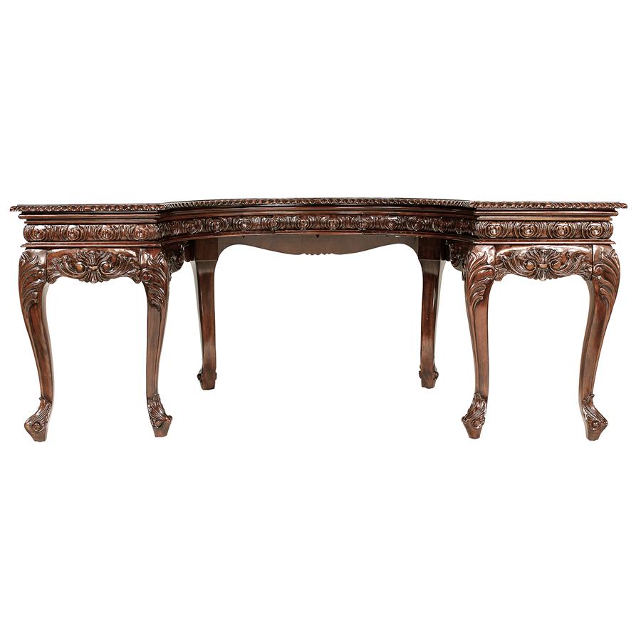 La Voute Grande Crescent Mahogany Executive Desk