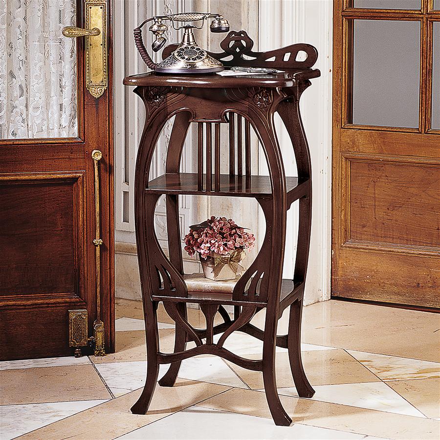 Galle Art Nouveau Harp Side Table