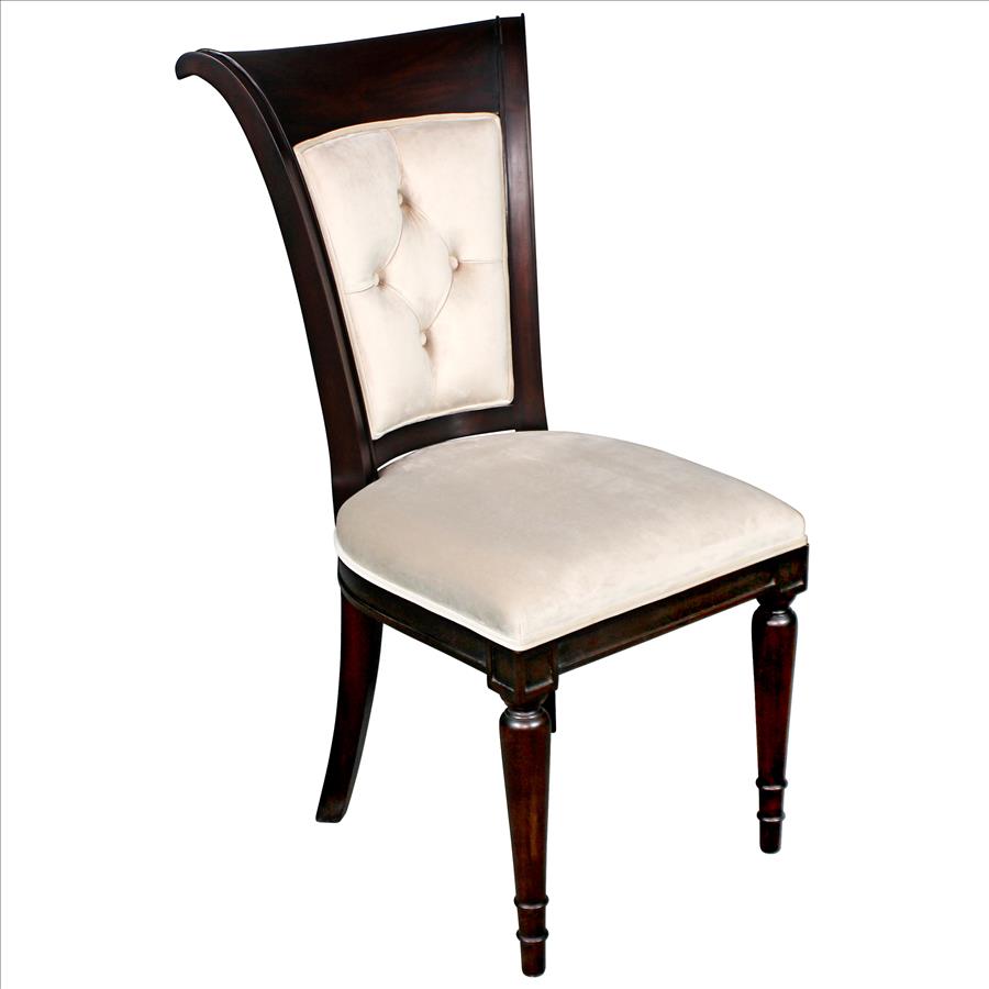 Bacall Waterfall Curved Back Dining Chair Set