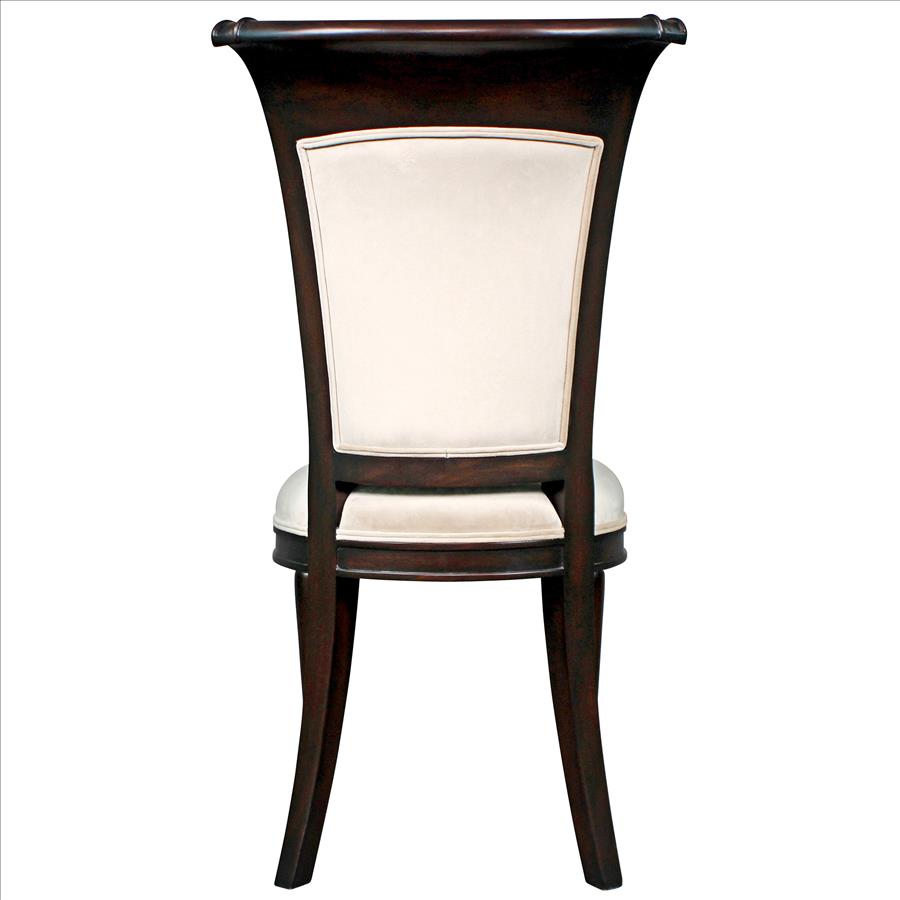 Bacall Waterfall Curved Back Dining Chair Set