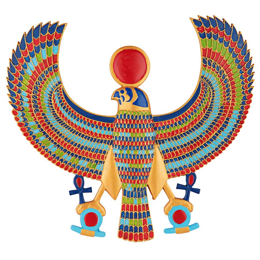 Horus Egyptian Falcon God Wall Plaque
