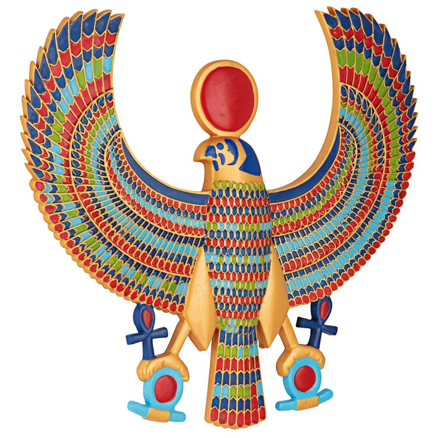 Horus Egyptian Falcon God Wall Plaque