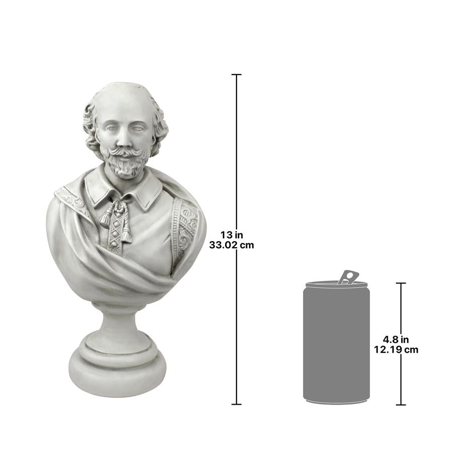 William Shakespeare Sculptural Bust: Desktop