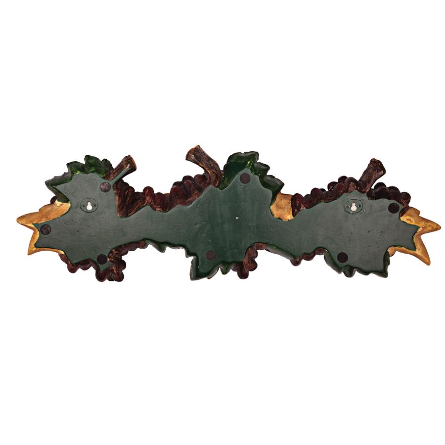 Live-Love-Laugh Italian Sign Grape Wall Sculpture