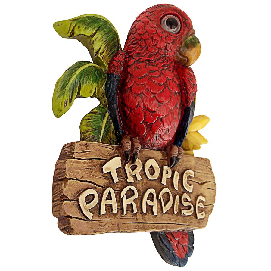 Tropic Parrot Paradise Wall Sculpture