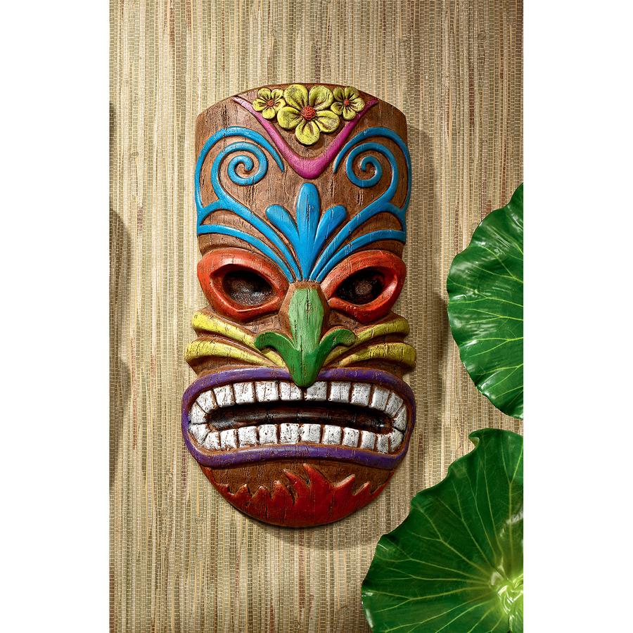 Hoaloha, God of the Hawaiian Isle Tiki Mask Wall Sculpture