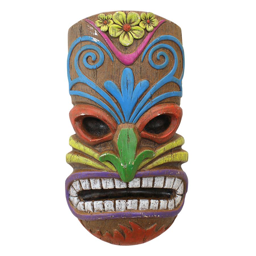 Hoaloha, God of the Hawaiian Isle Tiki Mask Wall Sculpture