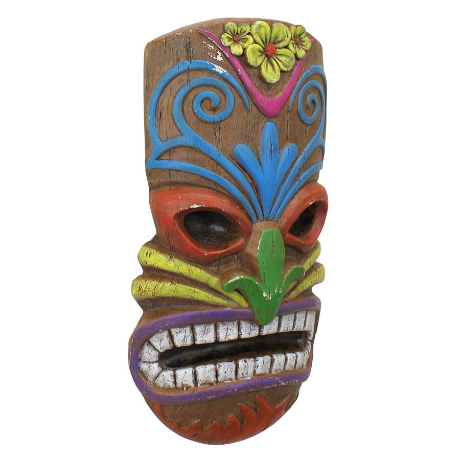 Hoaloha, God of the Hawaiian Isle Tiki Mask Wall Sculpture