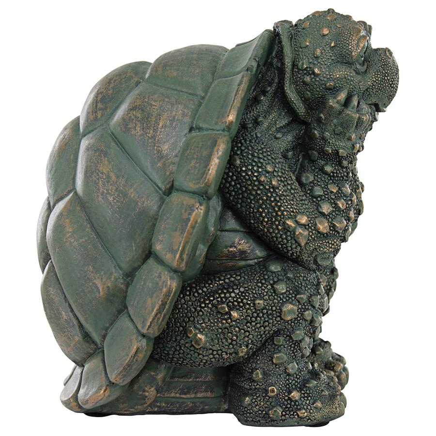 The Thinker Turtle Garden Statue