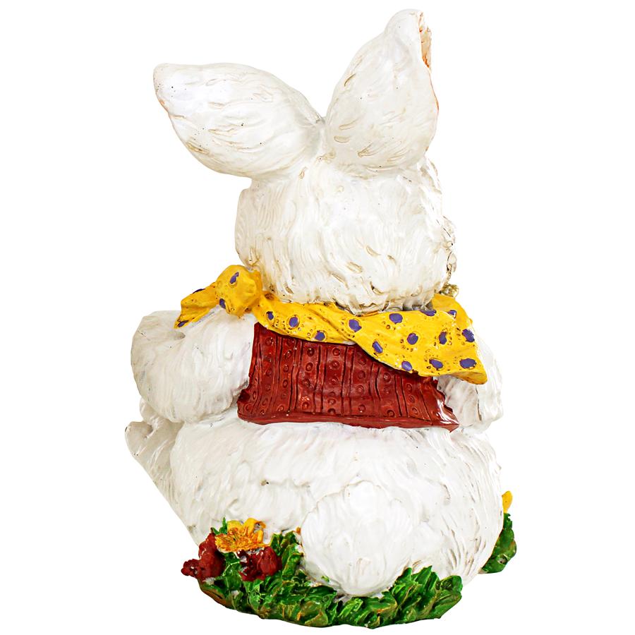 Mortimer the Bunny and his Easter Eggs Rabbit Statue