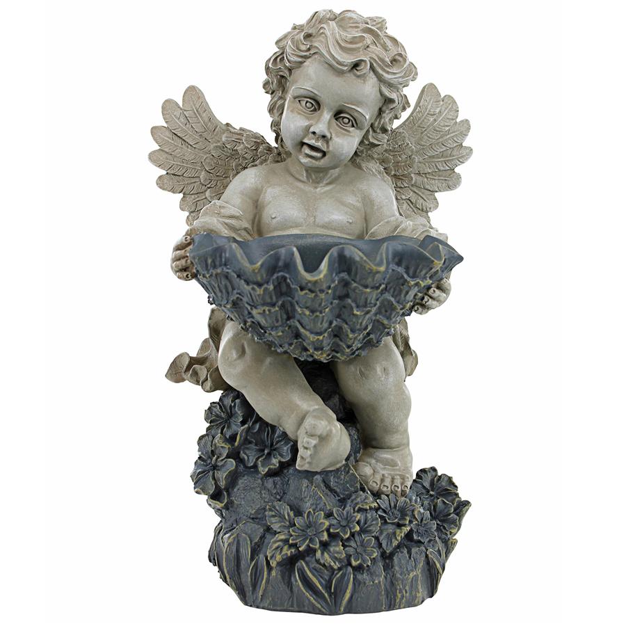 Heavenly Offering Cherub Garden Statue