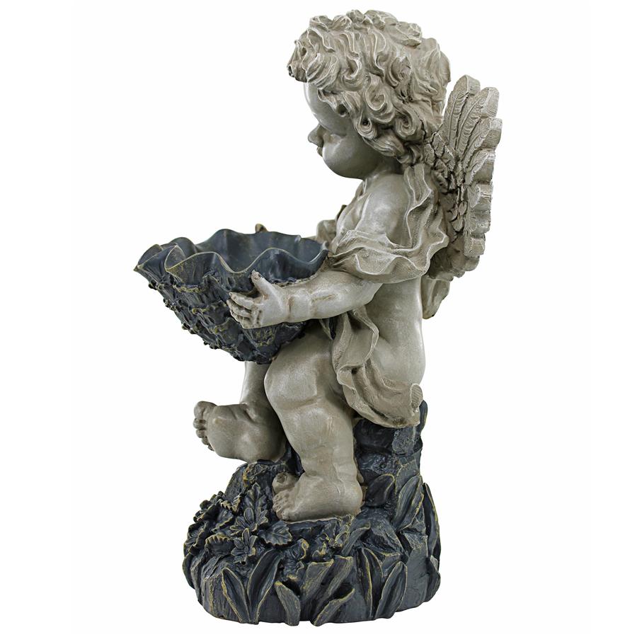 Heavenly Offering Cherub Garden Statue