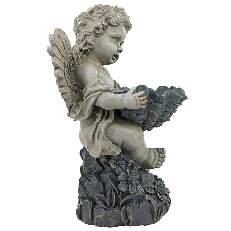 Heavenly Offering Cherub Garden Statue