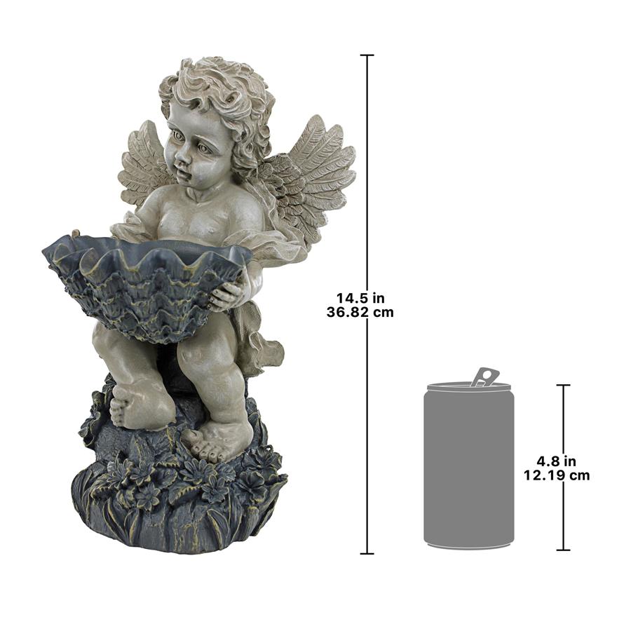 Heavenly Offering Cherub Garden Statue