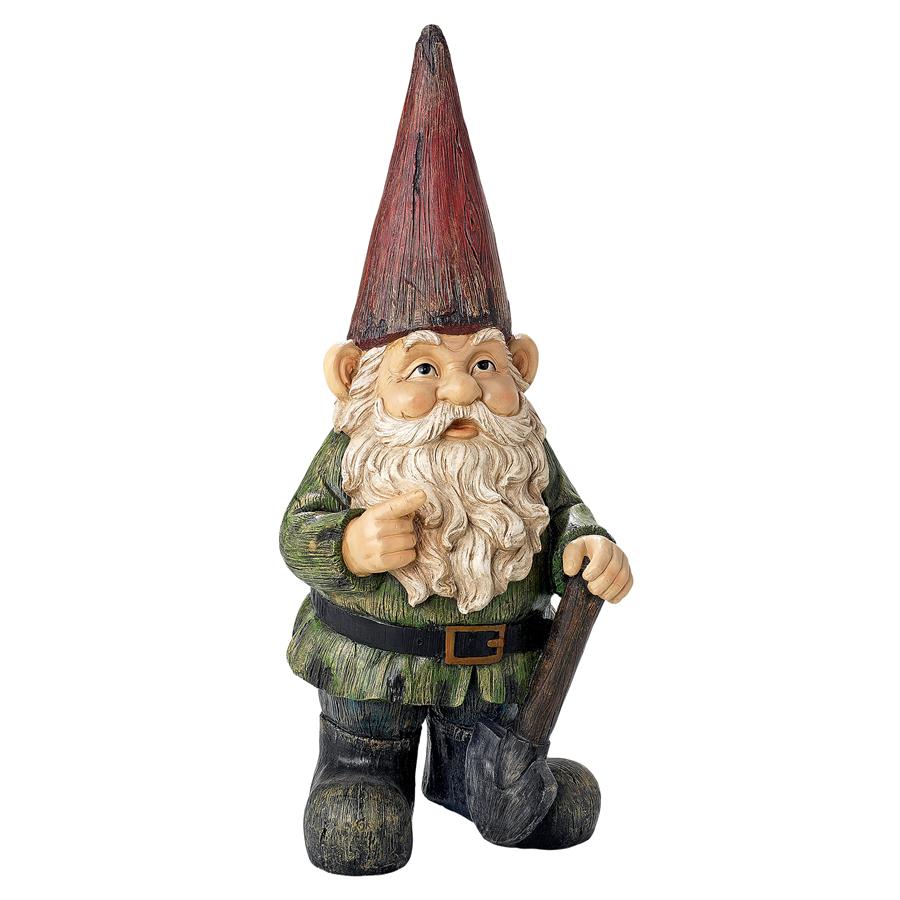 Gottfried the Gigantic Garden Gnome Statue: Grande