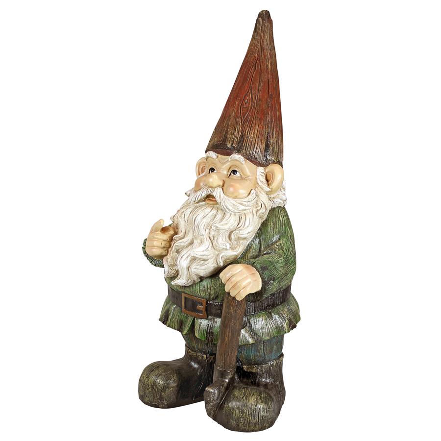 Gottfried the Gigantic Garden Gnome Statue: Grande