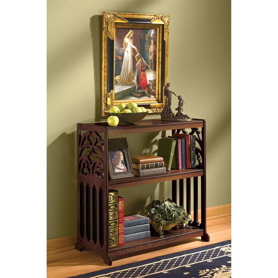 St. Thomas Aquinas Gothic Wooden Bookshelf