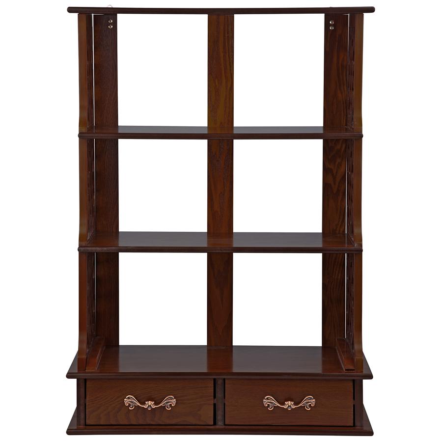 Chinese Chippendale-Style Triple Shelf Hardwood Wall Curio