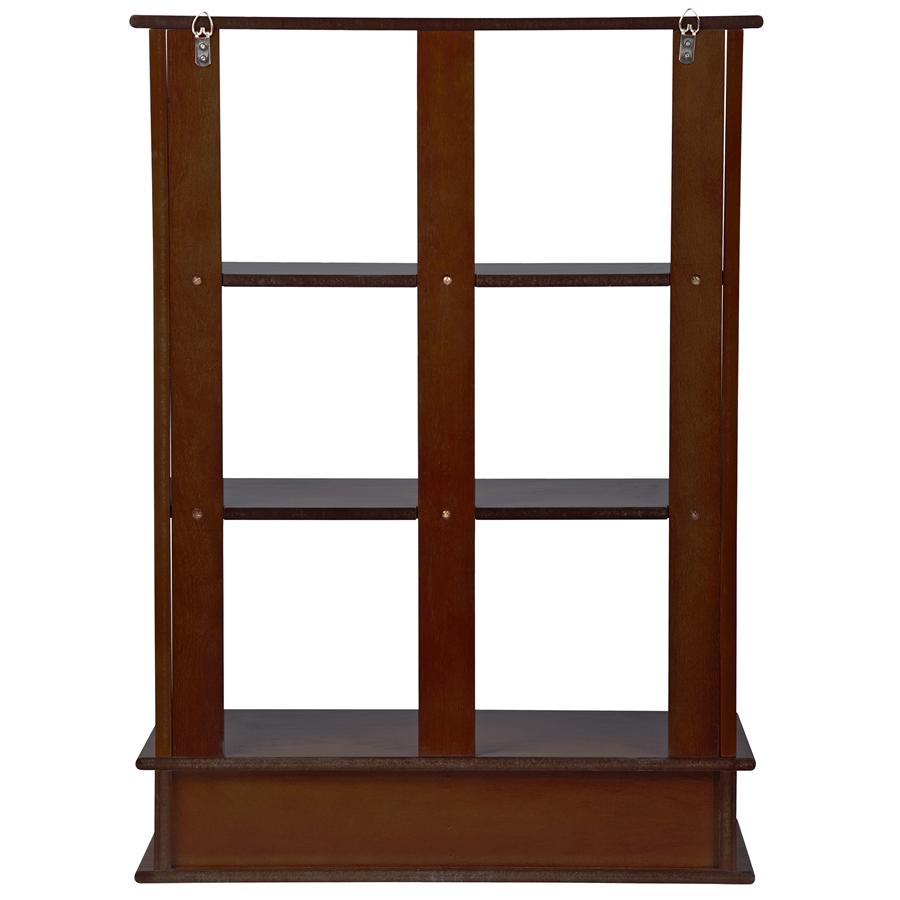 Chinese Chippendale-Style Triple Shelf Hardwood Wall Curio