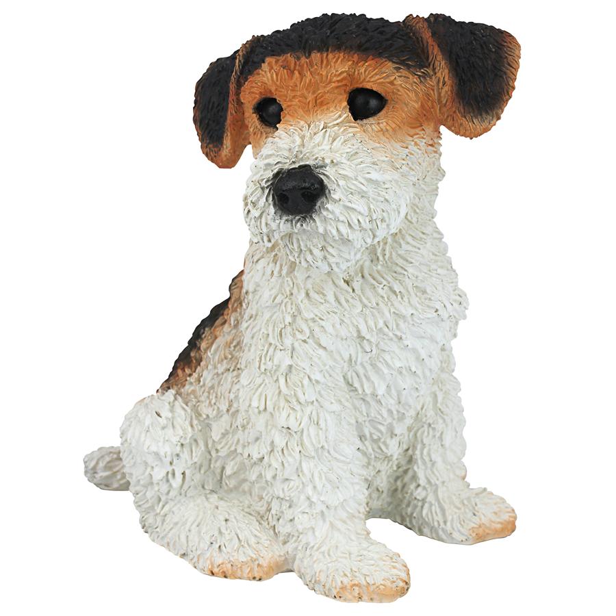 Fox Terrier Puppy Dog Statue