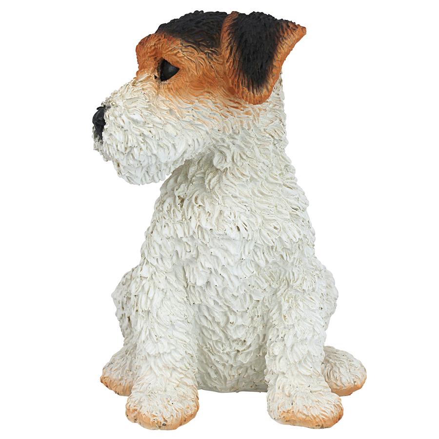 Fox Terrier Puppy Dog Statue