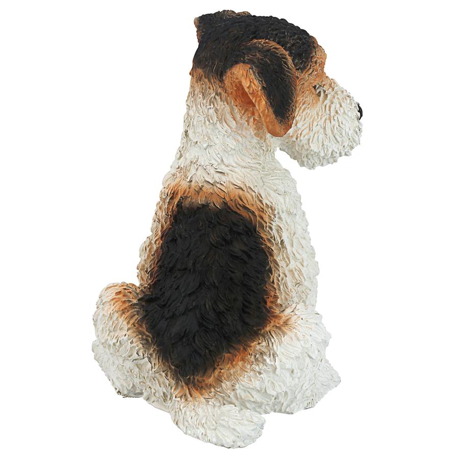 Fox Terrier Puppy Dog Statue