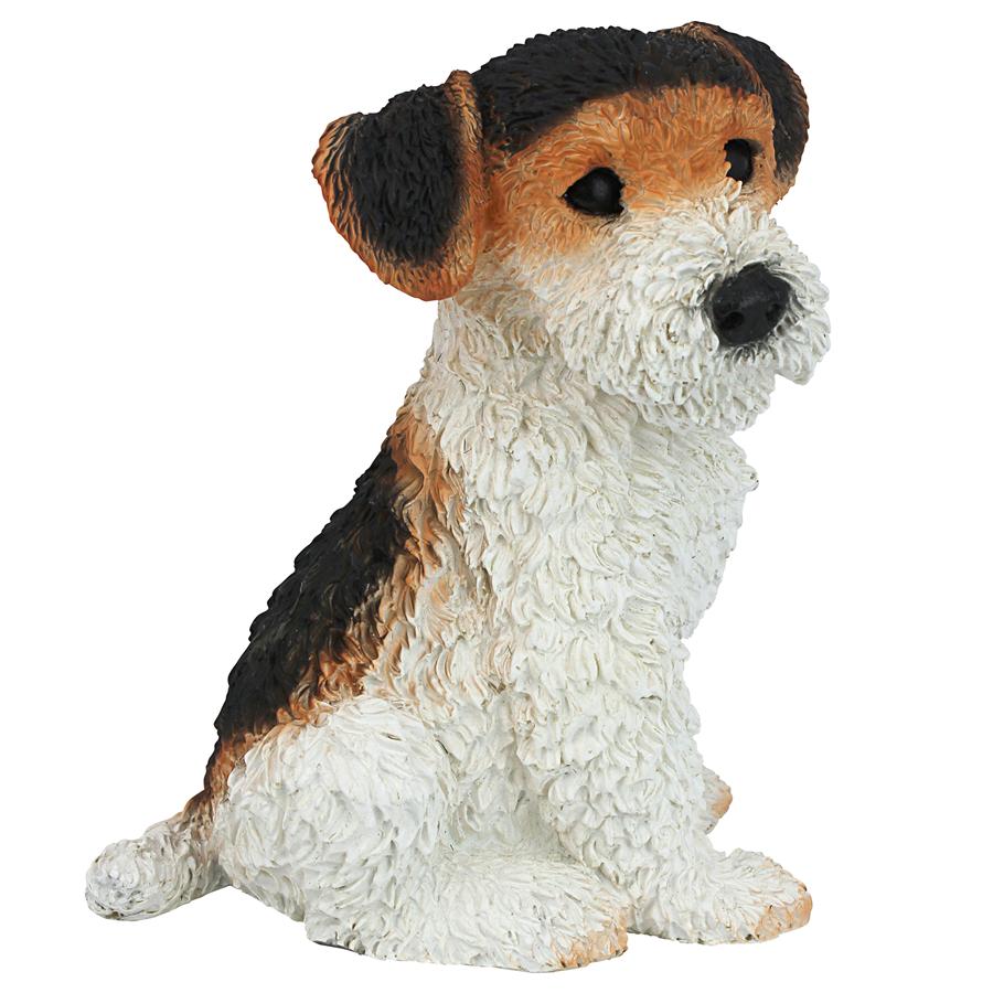 Fox Terrier Puppy Dog Statue