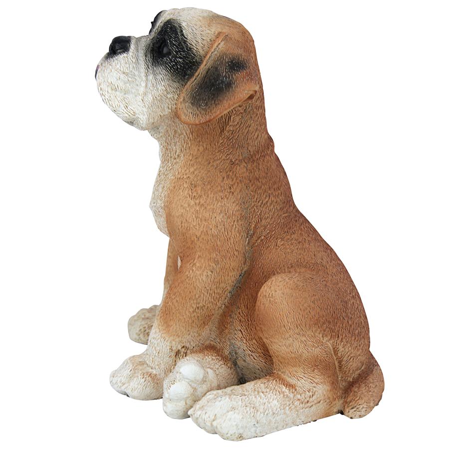 Boxer Puppy Dog Statue