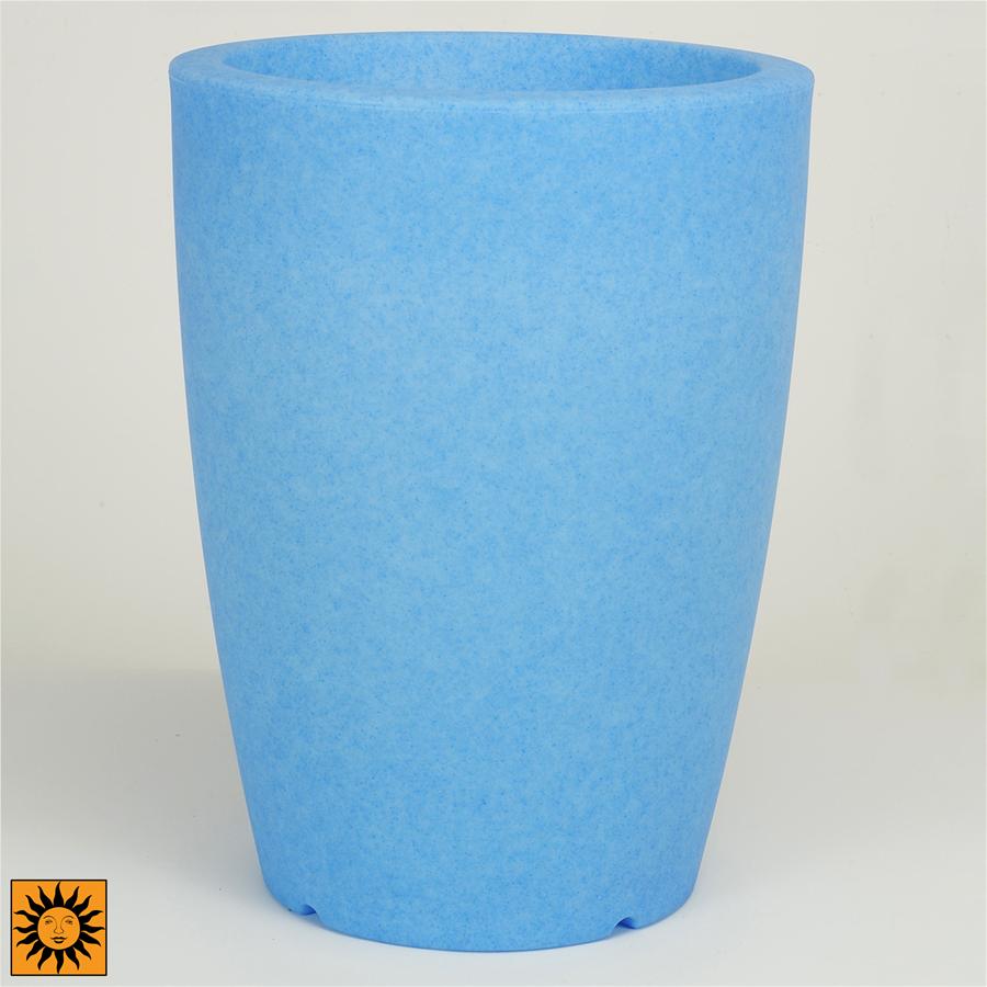 Glow in the Dark Planter Urn - Blue 12 inch Cielo Cachepot