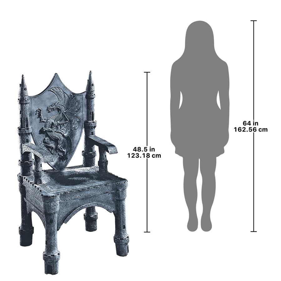 The Dragon of Upminster Castle Throne Chair