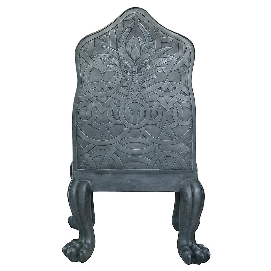 Celtic Dragon Throne Chair