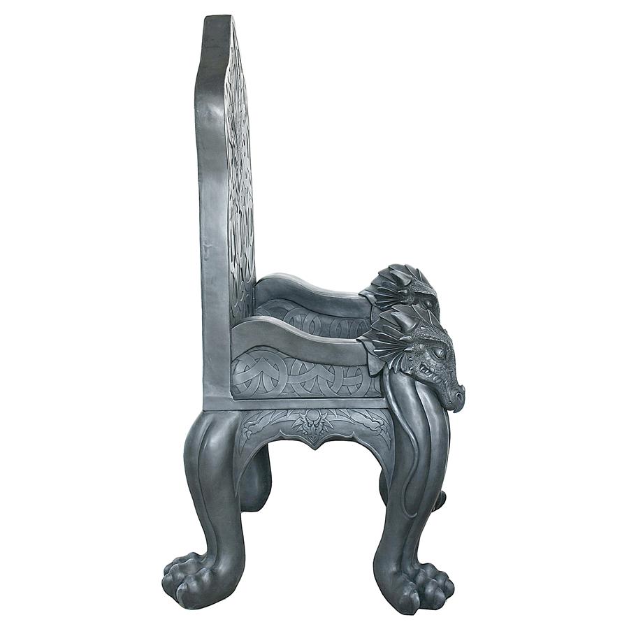 Celtic Dragon Throne Chair