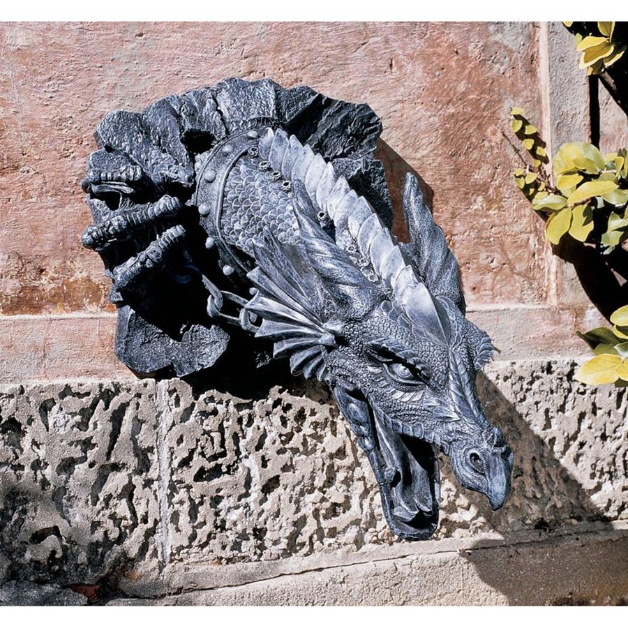 Sir Gawain's Gothic Dragon Wall Sculpture