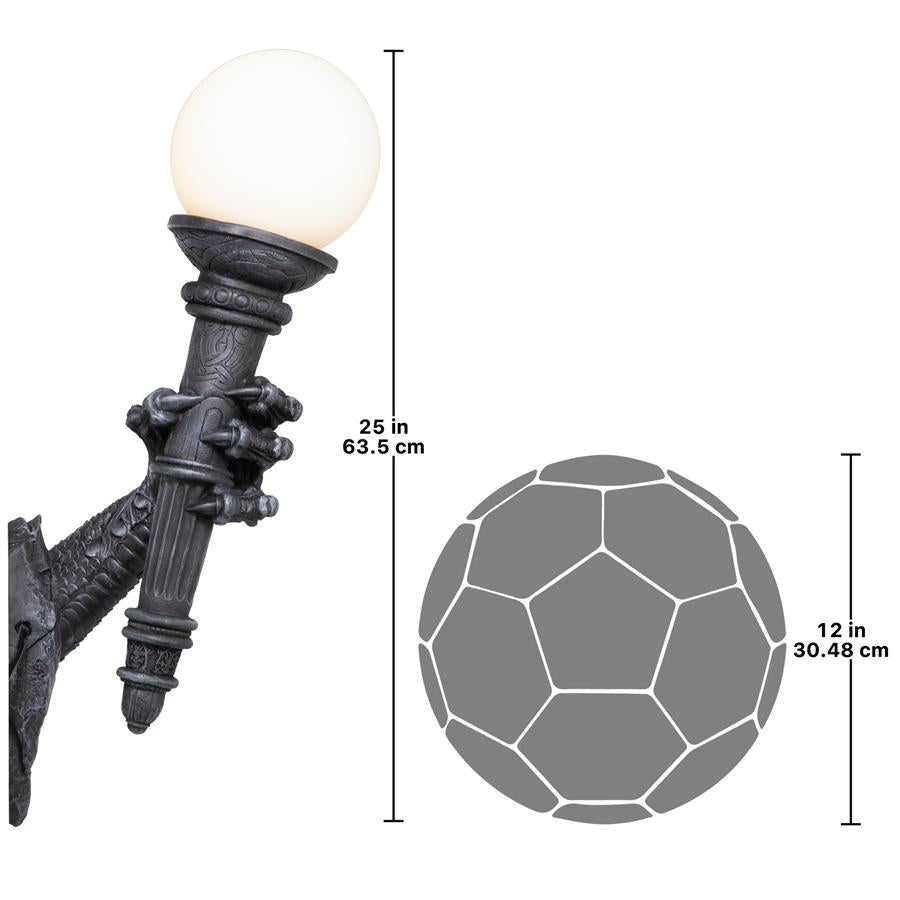 Blackfriar's Gate Wall Torchiere Lamp: Each